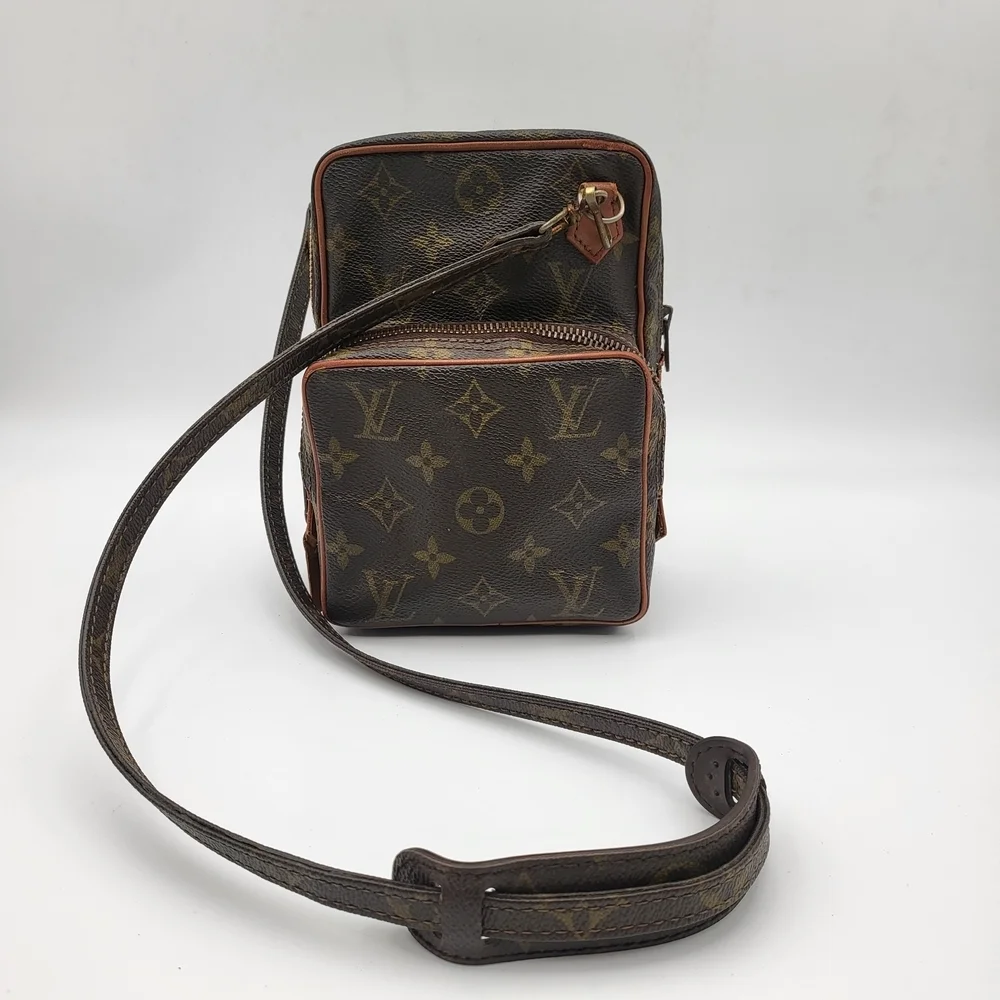 LOUIS VUITTON Mini Amazon Shoulder Bag Monogram Leather .. authentic w/COA.